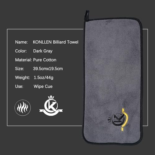 KONLLEN Pool Cue Cleaning and Maintenance Accessories | Choose sprays, wipes, towels, wax, powder, or maple shaft pads for everyday billiard cue care.
