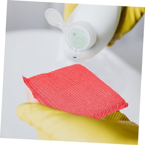 UKCOCO 12pcs Kitchen Dish Washing Scrubbers Non Scratch Cleaning Sponges Soft Nylon Scrub Pads for Dishes and Hard Surfaces for Versatile Household Use