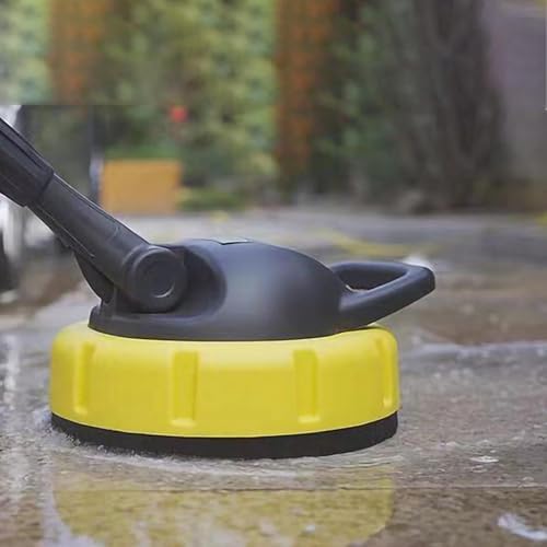 Pressure Washer, Concrete Cleaner, Pressure Washer Broom | Reusable Cleaning Tools Sidewalk Scrubber, Portable Outdoor Scrub Cleaner for Driveways, Walkways, Yards, B: No Foam Pot