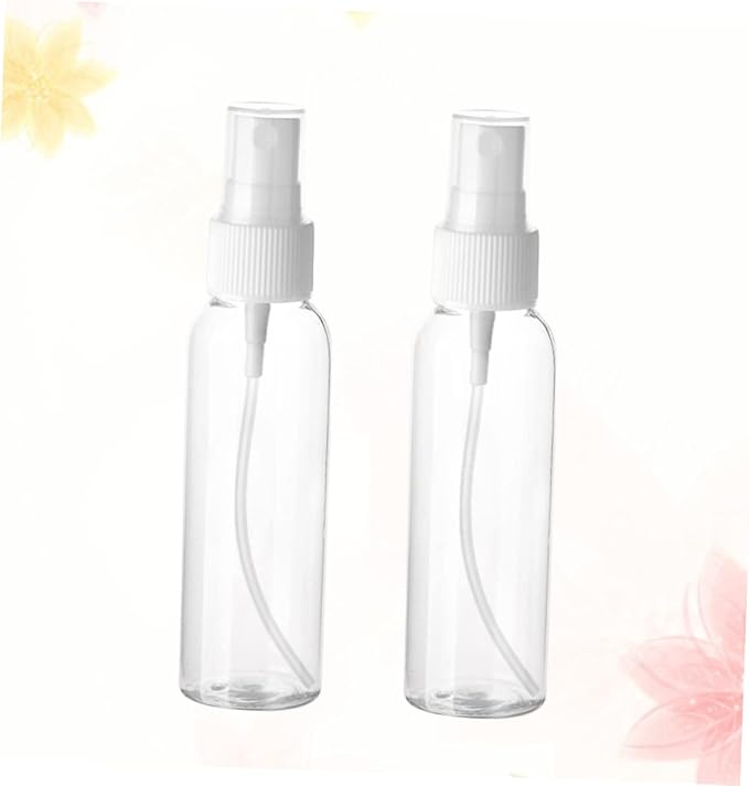 Mikinona 15pcs Mini Spray Bottles Food Grade Containers Refillable Storage for Travel Car Home Continuous Mist Spray