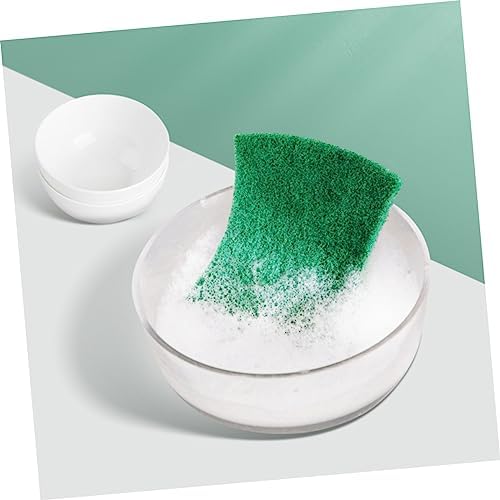 COLLBATH 6Pcs Household Scrubber Multipurpose Non Scratch Scour Pads for Kitchen Cleaning Reusable Dish Scrubber for Cookware Pots and Furniture