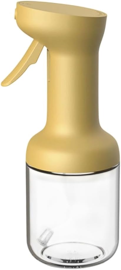 Multifunctional Glass Oil Sprayer Bottle With Pressurized Silicone Pump Nonslip Handle For Cooking Vinegar And Sauce Dispensing