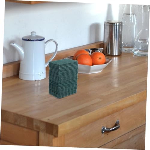 30pcs Non-Scratch Household Scouring Pads for Kitchen Cleaning Reusable Multi-Purpose Dish Scrubber Sponges for Dishes Pots Pans and Grills