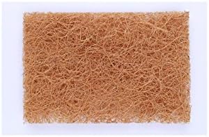 Safix Natural Non-Scratch Multi-Purpose Coconut Scrub-Pad, 4-Count. (7 x 10)