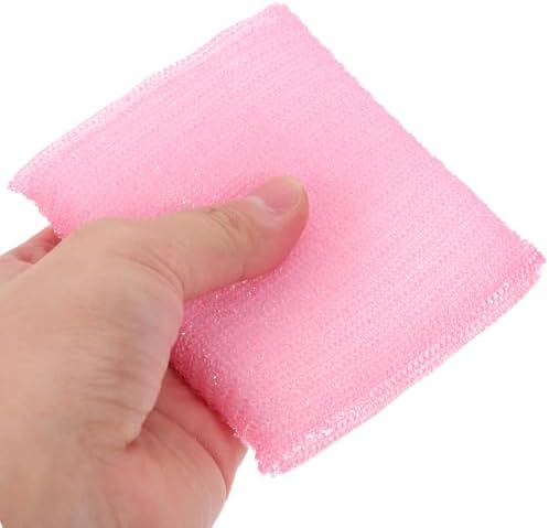 Zerodeko 4pcs Non-Scratch Kitchen Dishwashing Sponges with Ultra-fine Fiber Scrub Pads, Random Colors, Multipurpose Household Cleaning Scrubbers for Hard Surfaces and Tableware Cleaning