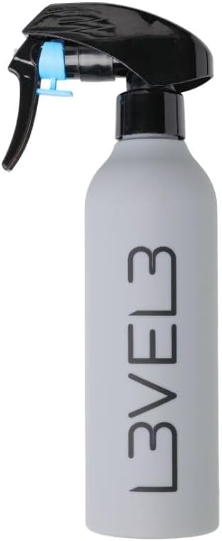 L3 Level 3 Rubberized Fine Mist Spray Bottle for Barbers, Rubber Grip | Precise fine-mist spray, controlled styling application, professional-grade for hair stylists, barber water spray bottle