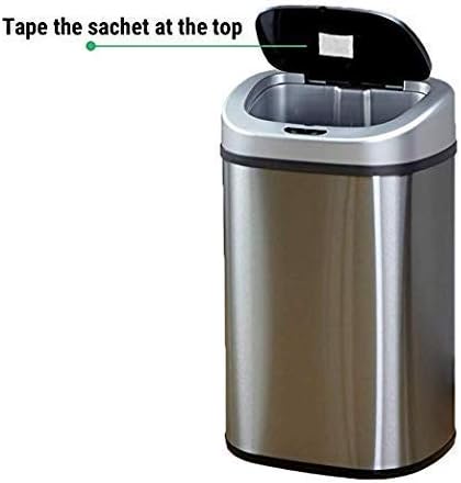 Green Piece® Overstuffed - Pack of All Natural Baby Diaper Pail Deodorizer Activated Charcoal Air Purifier - Pack of 15 Double Sized Sachets (24g)