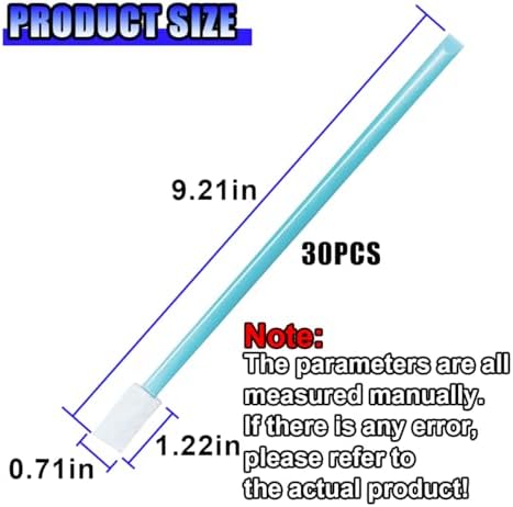 Cleaning Swab Sticks, Small Cleaning Sponge Tip for Tight Spaces, Disposable Crevice Cleaning Brush Kit, Universal Automotive Detailing Tools Accessories for SUV, Sedan, Truck (30PCS)