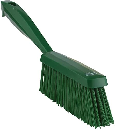 Remco 1 19/32 in W Bench Brush, Medium, 6 1/2 in L Handle, 6 1/2 in L Brush, Green, Plastic 45892-1 Each