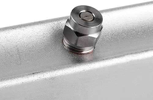 1/4 Inch Stainless Steel High Pressure Road Cleaning Nozzle, Pressure Washer Road Cleaner with 360° Rotating Rollers, Wide Spray Area for Driveways Decks Pools