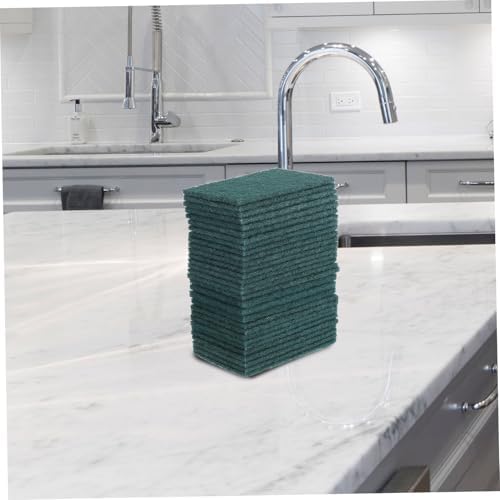 30pcs Dish Scrubbers Non Scratch Reusable Scouring Pads for Heavy Duty Kitchen Cleaning Dishwashing Brush