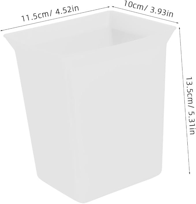 STOBAZA Plastic Shower Organizer Bin Versatile Storage Basket for Bathroom Supplies and Cleaning Products White Utility Basket for Hotels and Home Use