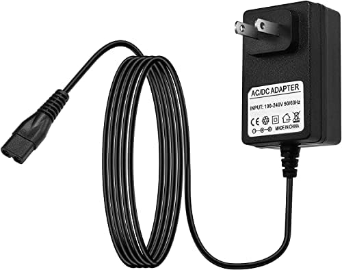 9V Charger AC Adapter 2 Prong Power Cord Compatible with kHelfer KH8 KH8W,Homyeko,GENIANI Electric Spin Scrubber Charger
