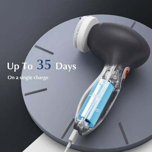 COSLUS FBX04 Facial Cleansing Brush Scrubber, 3-in-1 Bi‑Directional Spin | Electric Spin Brush for Removing Blackhead, Exfoliating, Massaging, Type-C Rechargeable, 3 Speeds, Waterproof, Men Women