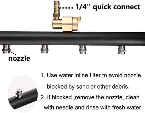 Tool Daily Dual-Function Undercarriage Cleaner 16 Inch, 3 Extension Wand | Underbody Car Wash Water Broom, Surface Cleaner for Pressure Washer, 4000 PSI