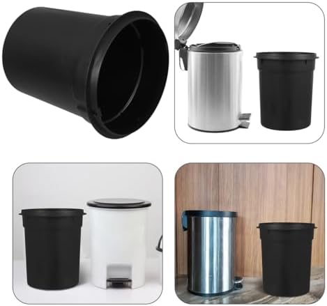 Thickened Round Trash can Inner Bucket 3L Replacement Liner for Home Office Kitchen Bathroom Wastebasket Insert 7.55X6.61In