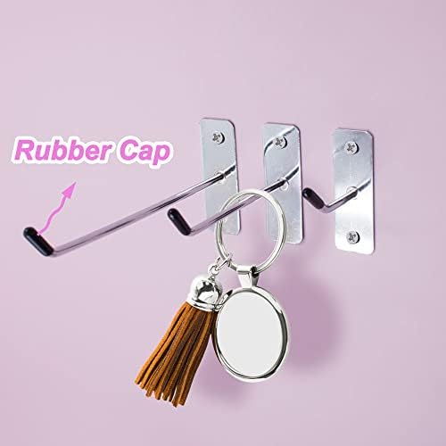 30pcs Wall Mounted Heavy Duty Metal Single Hooks Home Storage Organizer Hanger Stainless Steel Hooks (2/4/6inch)