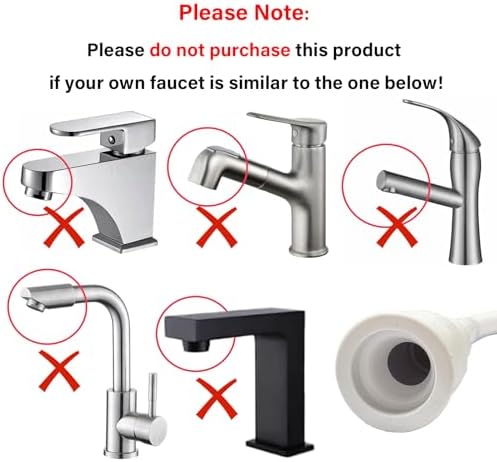 16.4FT/5M Sink Spray Hose,Sink Sprayer Hose Attachment for Portable Hand HeldHead Shower Sprayer,Shampoo Sprayer Hose for Bathing Pets,Washing Hair,Rinsing Vegetables