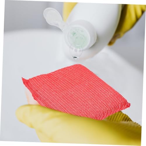 24pcs Non Scratch Kitchen Dishwashing Sponge Odor Nylon Scrub Pads for Cleaning of Dishes and Surfaces Gentle Cookware Colors