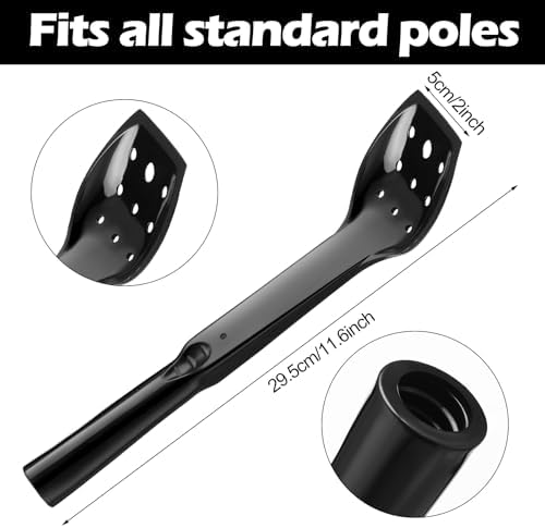 2 Pcs Gutter Cleaning Spoon Scoop Plastic Gutter Cleaner Attachments Shovel Tool Cleaning Shovel Removing Leaves Debris from Roofs Ground Hard to Reach Areas Driveway Cleaner Tools