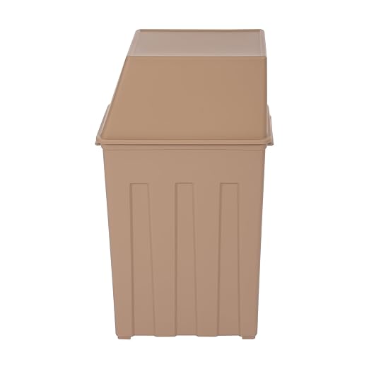 8 Gallon Trash Can, Slim Trash Can with Lid Tall & Narrow Rubbish Bins | 7.5×11.8×24.6in Touchless Trash Cans Garbage Can for Kitchen Living Room Outdoor Garden School