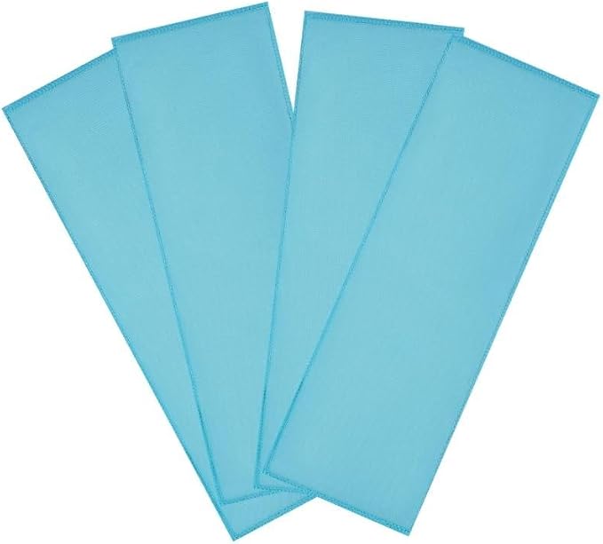 Tyroler Bright Tools Pack of 4 | Premium Replacement Microfiber Cleaning Cloths | Exclusively Designed for The Silicone Glider Magnetic Window Cleaner | Ultra-Soft, Non-Abrasive & Highly Absorbent | Replacement Cleaning Cloths Exclusively Designed For ...