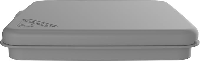 Rev-A-Shelf 27 Qt Under Sink Garbage Can Lid for Base Kitchen and Bathroom Cabinet, Replacement Plastic Trash Bin Lid Only, Grey, RV-1024-LID-14-1