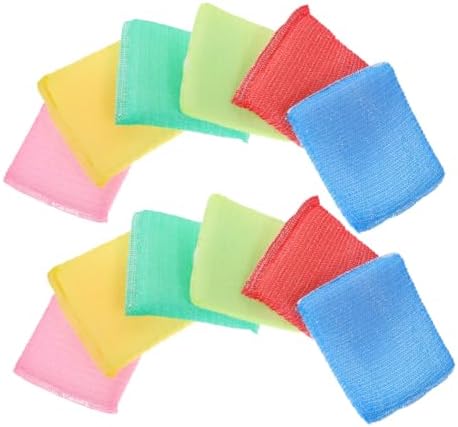 Mikinona 24pcs Non-Scratch Scrubber Sponges for Kitchen Cleaning Nylon Dishwashing Pads Reusable Soft Pads for Hard Surfaces Odorless Scratch- for Dishes and Cookware