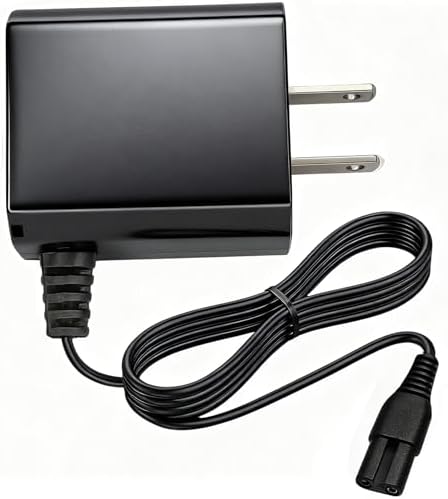 2Prong 9V Charger for KOOKIRO KS-2615 KS2615 Cordless Shower Cleaning Brush | Charging 7.4V 2500mAh Electric Spin Scrubber 2-Prong 9VDC DC9V AC/DC Adapter Power Supply Cord Cable
