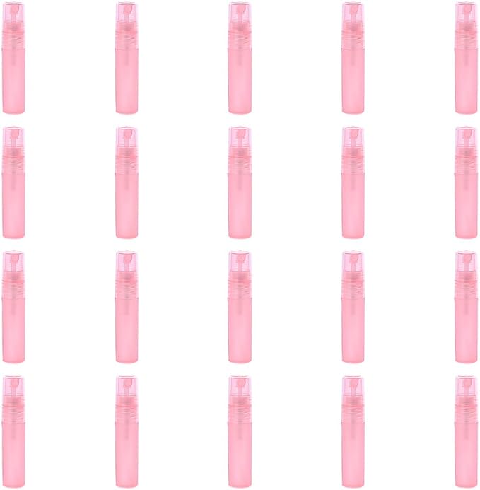 20pcs 5ml Reusable Air Freshener Spray Bottle Tiny Perfume Sample Bottle Holder Perfume Travel Refillable Mini Spray Bottles