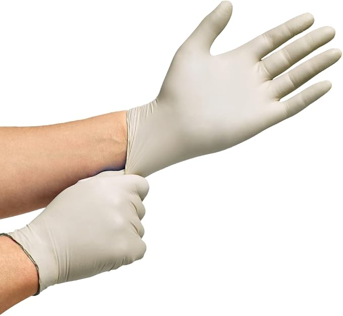 Inspire Medical Exam Gloves | Powder Free Stretch Vinyl Gloves | Disposable Gloves Disposable Latex Free Gloves | Cooking Gloves Disposable Food Safe Food Prep Gloves Plastic Gloves Disposable