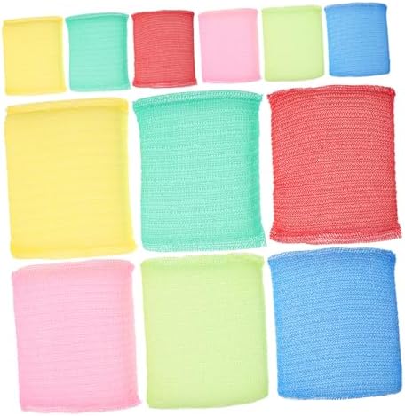 12pcs Non Scratch Scouring Pad Sponge for Kitchen Dishes Soft Nylon Scrubbers with Powerful Stain Removal Safe and Odor Cleaning Sponges for Utensils and Hard Surfaces