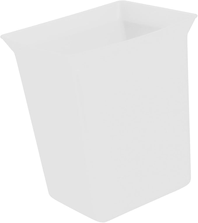 Cleaning Supplies Caddy Elegant Portable Organizer for Hotel Rooms Sturdy Plastic Design with Generous Capacity for Cleaning Supplies and Guest Amenities White