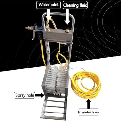 Boot Cleaning Brush with Automatic Water Spray Gun - 360° Mud Removal Tool for Garden and Outdoor Use