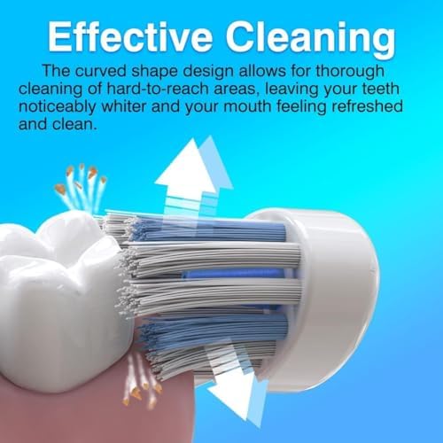Replacement Heads for WaterPik Sonic Fusion 3Pack | Replacement Brush Heads Compatible with WaterPik Sonic Fusion 2.0 Flossing Toothbrush SF-01/SF-02/SF-03/SF-04 with Cover