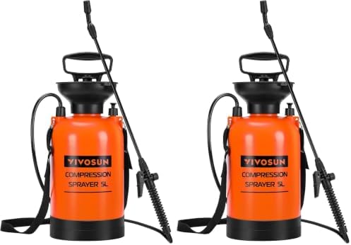 VIVOSUN 1.35-Gallon Pump Pressure Sprayer (Pack of 2)