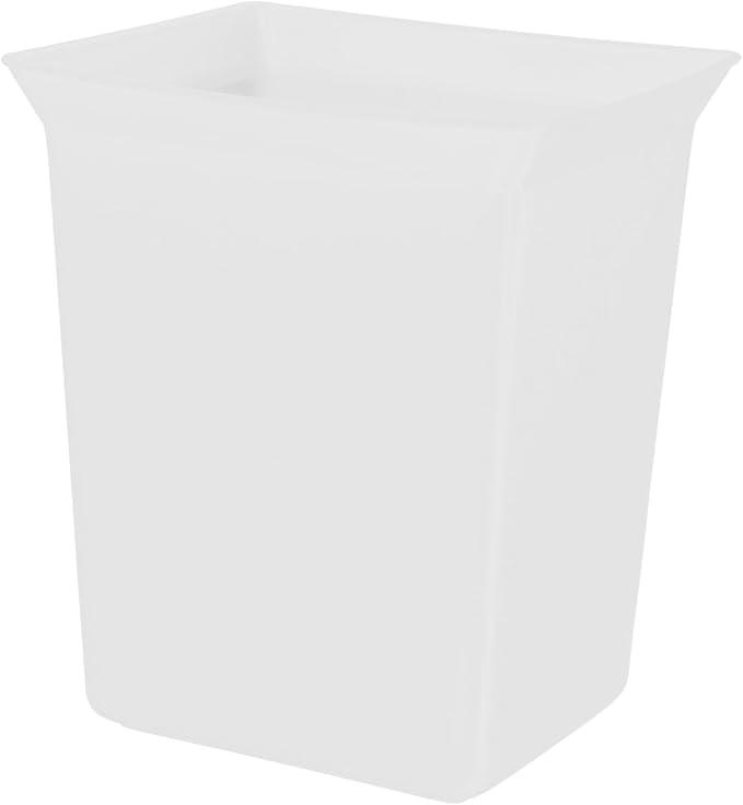 STOBAZA Plastic Shower Organizer Bin Versatile Storage Basket for Bathroom Supplies and Cleaning Products White Utility Basket for Hotels and Home Use