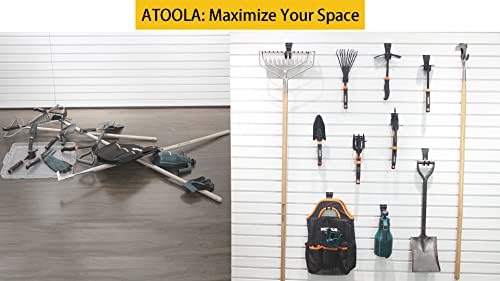 Slatwall Hooks, Heavy-Duty Slatwall Accessories, Black Slat Wall J Hooks, 8 Pack