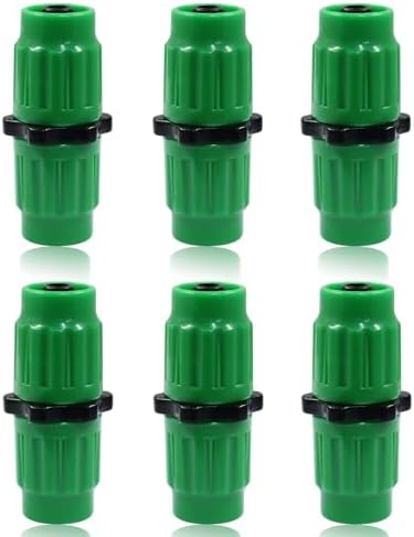 6 Sets Expandable Garden Hose Repair Kit | Dual-Channel Hose Female Male Connectors, Compatible with Pocket Hose Expandable 25 50 75 100 FT