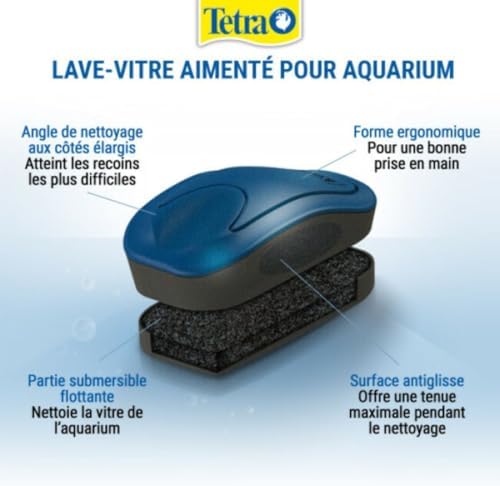 Tetra Magnet Cleaner Flat M - Magnetic Window Cleaner for Aquarium, Disc Magnet for Quick and Easy Cleaning of Aquariums with Glass Thickness up to 6 mm
