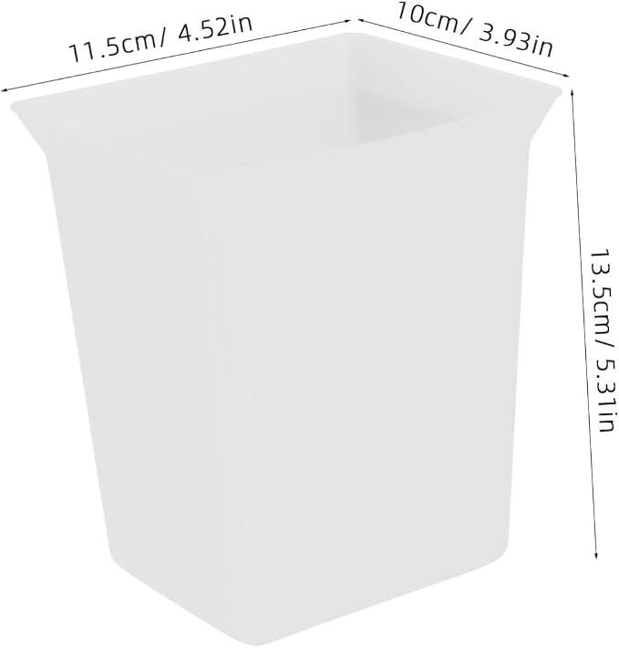 Cleaning Supplies Caddy Elegant Portable Organizer for Hotel Rooms Sturdy Plastic Design with Generous Capacity for Cleaning Supplies and Guest Amenities White