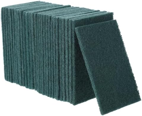 GLEAVI 30pcs Dish Scrubbers Non Scratch Reusable Scouring Pads for Kitchen Dishwashing Brush Scrubbing Pads for Dishes
