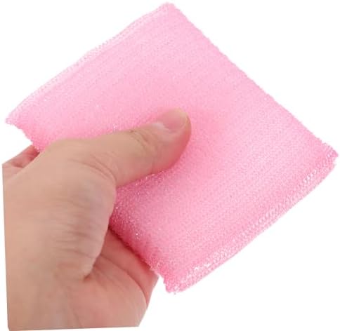 12pcs Non Scratch Kitchen Scrub Sponges with Powerful Cleaning Soft Flexible Nylon Material Small Pads for Dishes and Hard Surfaces Safe and Cleaning Scrubber