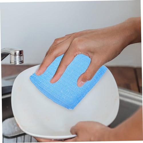 Luxshiny 12pcs Non Scratch Kitchen Dish Sponges Soft Nylon Scrub Pads for Powerful Stain Removal Multipurpose Cleaning Sponges for Utensils and Hard Surfaces and Safe for Daily Use