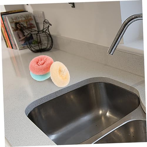 STOBAZA 10pcs Non Scratch Kitchen Dish Scrubbers Scrub Pads for Cleaning of Pots and Tableware Versatile and Wear Scrubbers