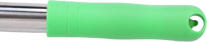 Asixxsix Floor Scrub Brush, Heavy Duty Stainless Steel Wire Scrub Brush with Long Handle 80 120cm Adjustable, Deck for Concrete Patio Garden Garage Moss Removal