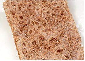Safix Natural Non-Scratch Multi-Purpose Coconut Scrub-Pad, 4-Count. (7 x 10)