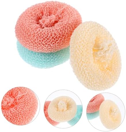 Alipis 10pcs Colored Scrub Pads Non-Scratch Dish Scrubbers for Pots and Kitchen Utensils Versatile Plant Scouring Pads for Safe Cleaning
