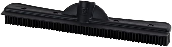 FURemover Pet Hair Removal Rubber Broom, 12" Broom Head