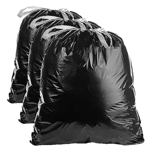 Ultrasac 39 Gallon 1.1 MIL Black Drawstring Trash Bags - 33" x 43" - Pack of 150 - For Kitchen & Outdoor